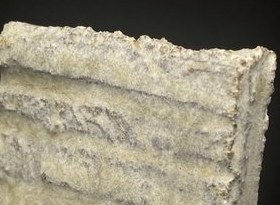 Matariki glaze tile, white