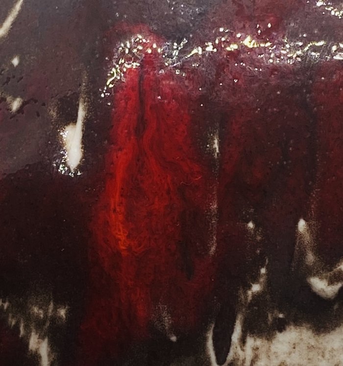 Pōhutukawa glaze, red